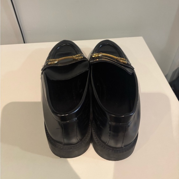 Zara Flat Buckle Black Loafers - Picture 3 of 4
